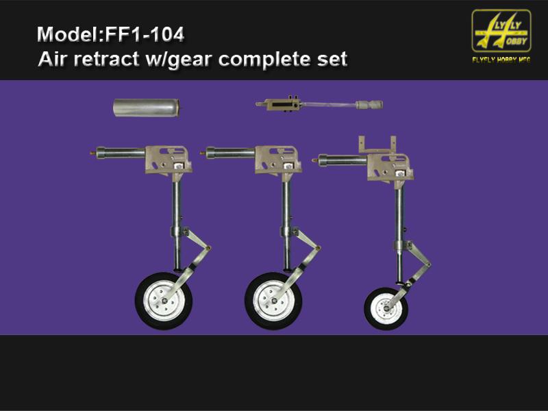 Air retract complete set with gear