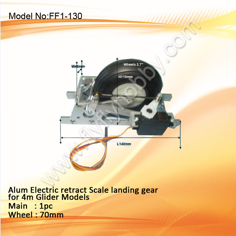 Alum Electric retract Scale landing gear