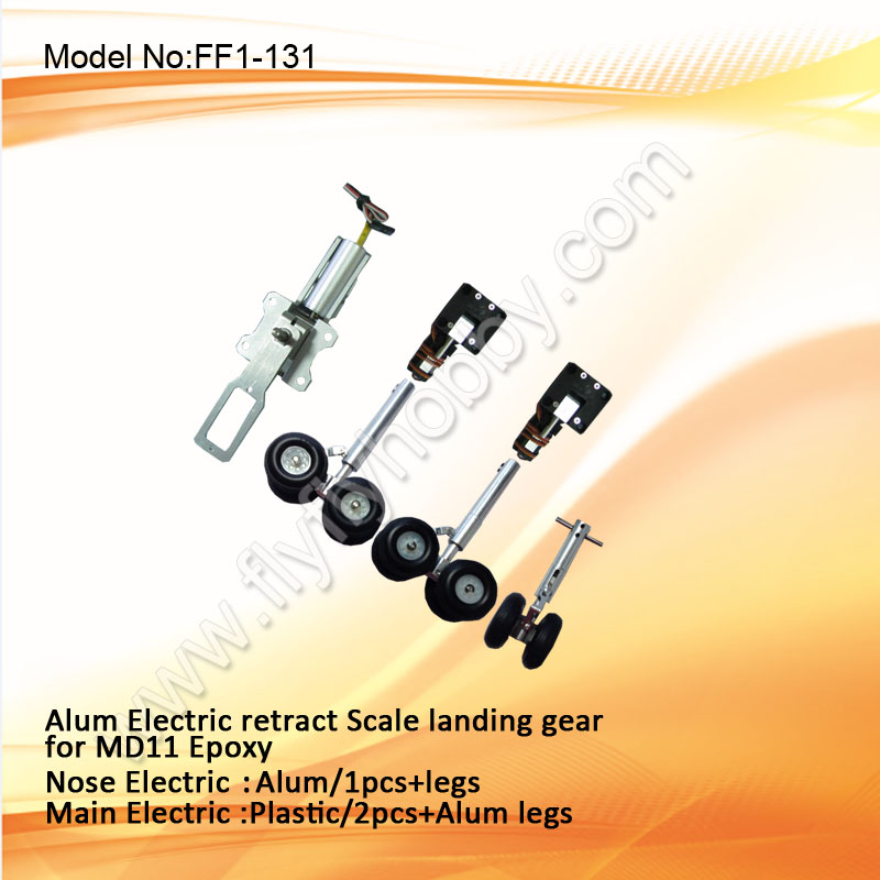 Alum Electric retract Scale landing gear