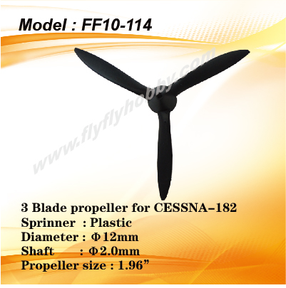 3 Blade for Cessna-182