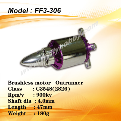 Brushless motor 900KV outrunner